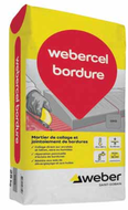 WEBERCEL BORDURE BLANC SAC DE 25KG MORTIER COLLAGE